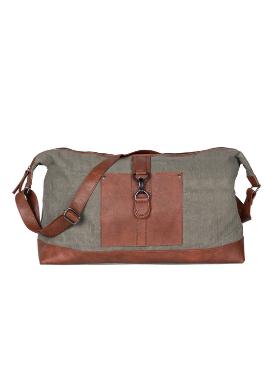 Mona B. - Miles Up-Cycled Canvas Unisex Weekender Bag