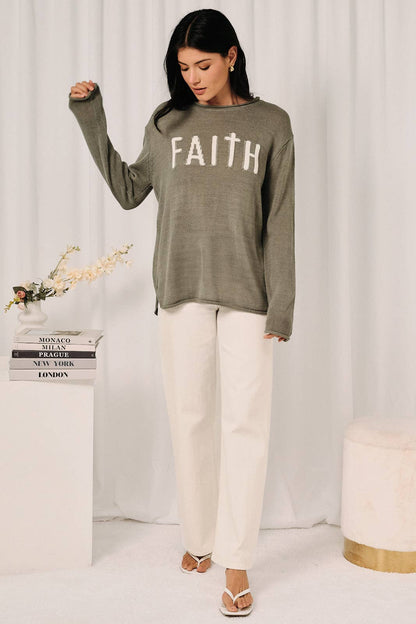 Sunday Edition FAITH Sweatershirt