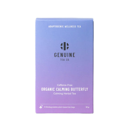 Genuine Tea - Organic Calming Butterfly Pyramid Tea Bags