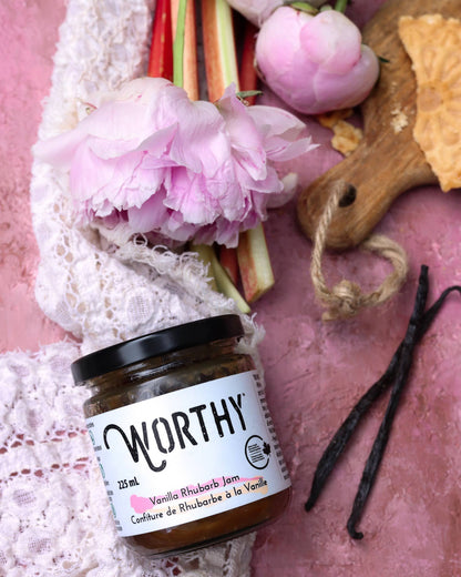 Worthy - Vanilla Rhubarb Jam