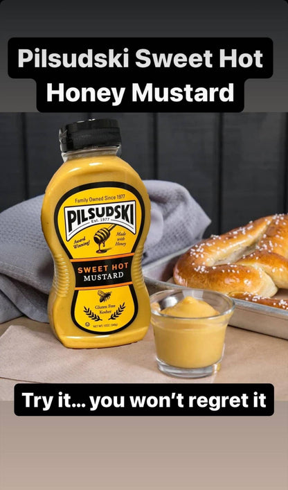 Pilsudski Mustard Co - Sweet Hot Mustard with Honey 12 oz