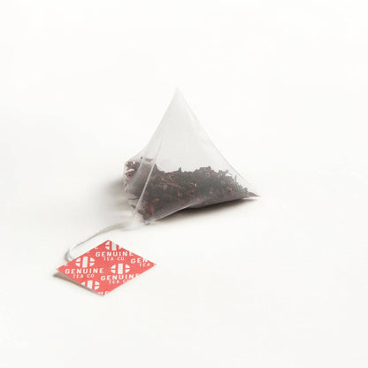 Genuine Tea - Pyramid Tea Bags - Organic Elderberry Hibiscus Herbal Tea