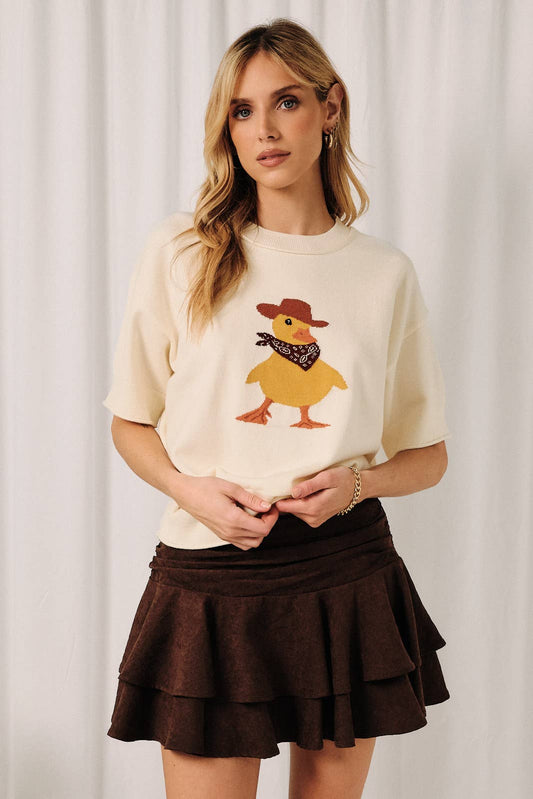 Sunday Edition Duck Sweater