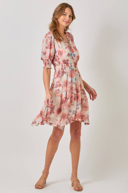 Mystree Hi Lo Floral Dress