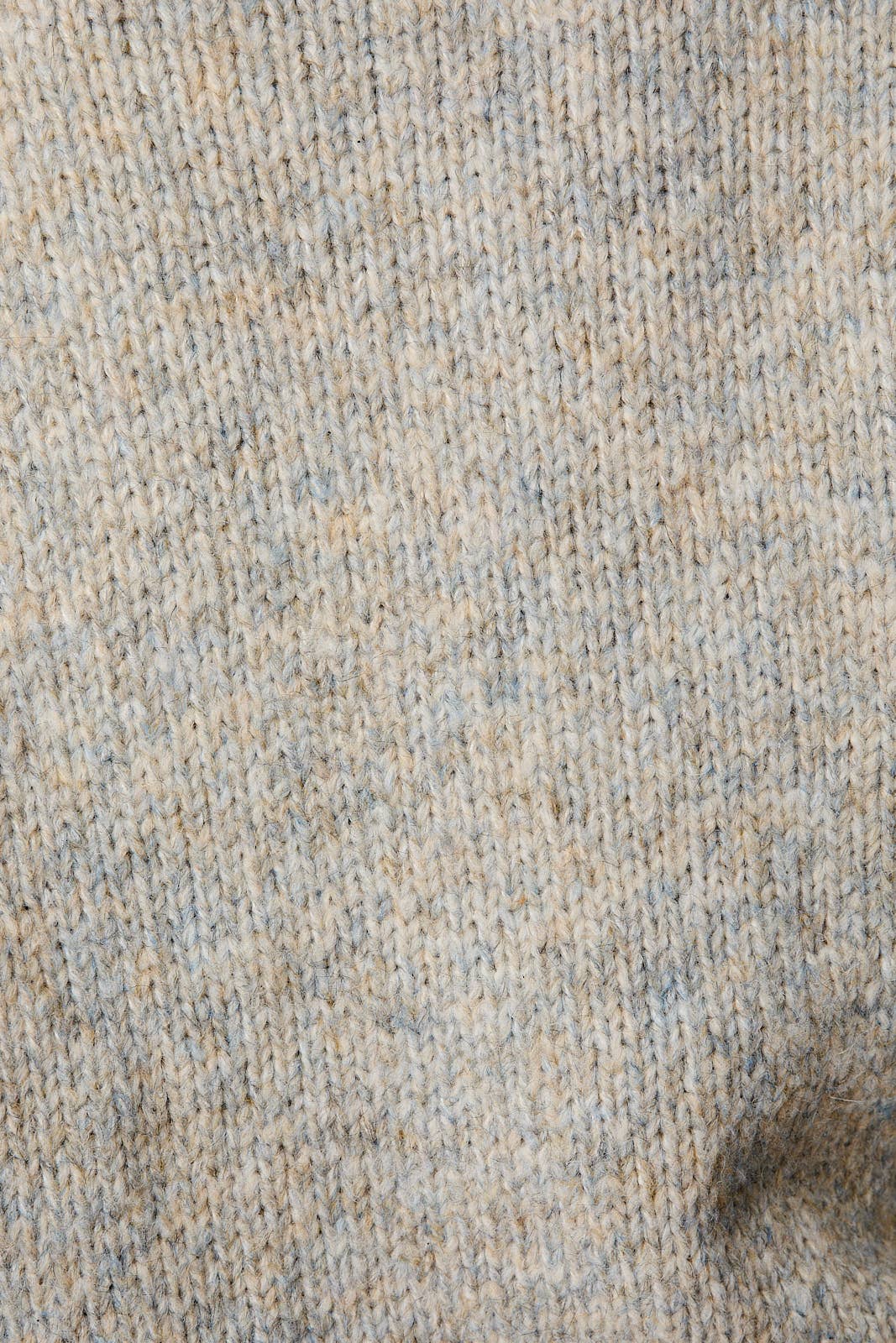 Sunday Edition V-Neck Cable Sweater Two Tone