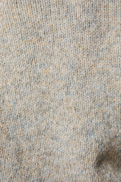 Sunday Edition V-Neck Cable Sweater Two Tone