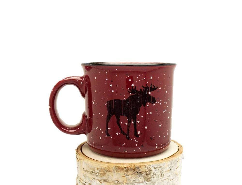 Black Lantern - Rustic Moose Mug