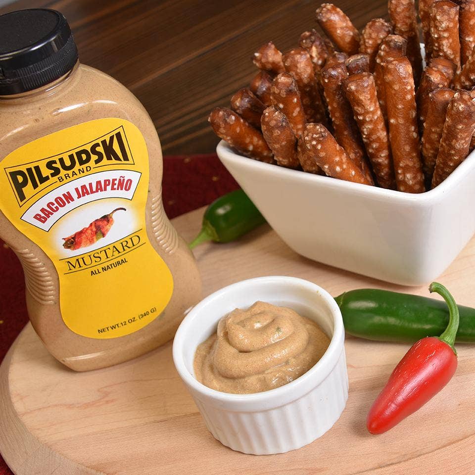 Pilsudski Mustard Co - Bacon Jalapeno Mustard 12 oz