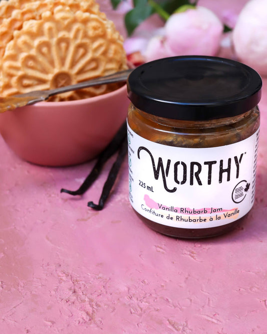 Worthy - Vanilla Rhubarb Jam