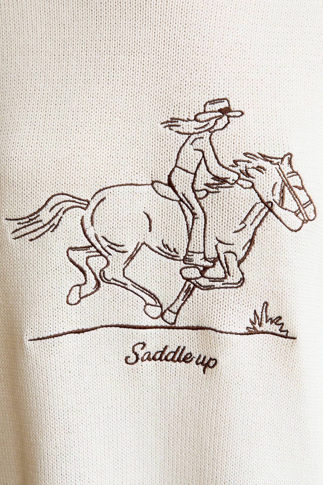 Sunday Edition Saddle Up Graphic Sweater