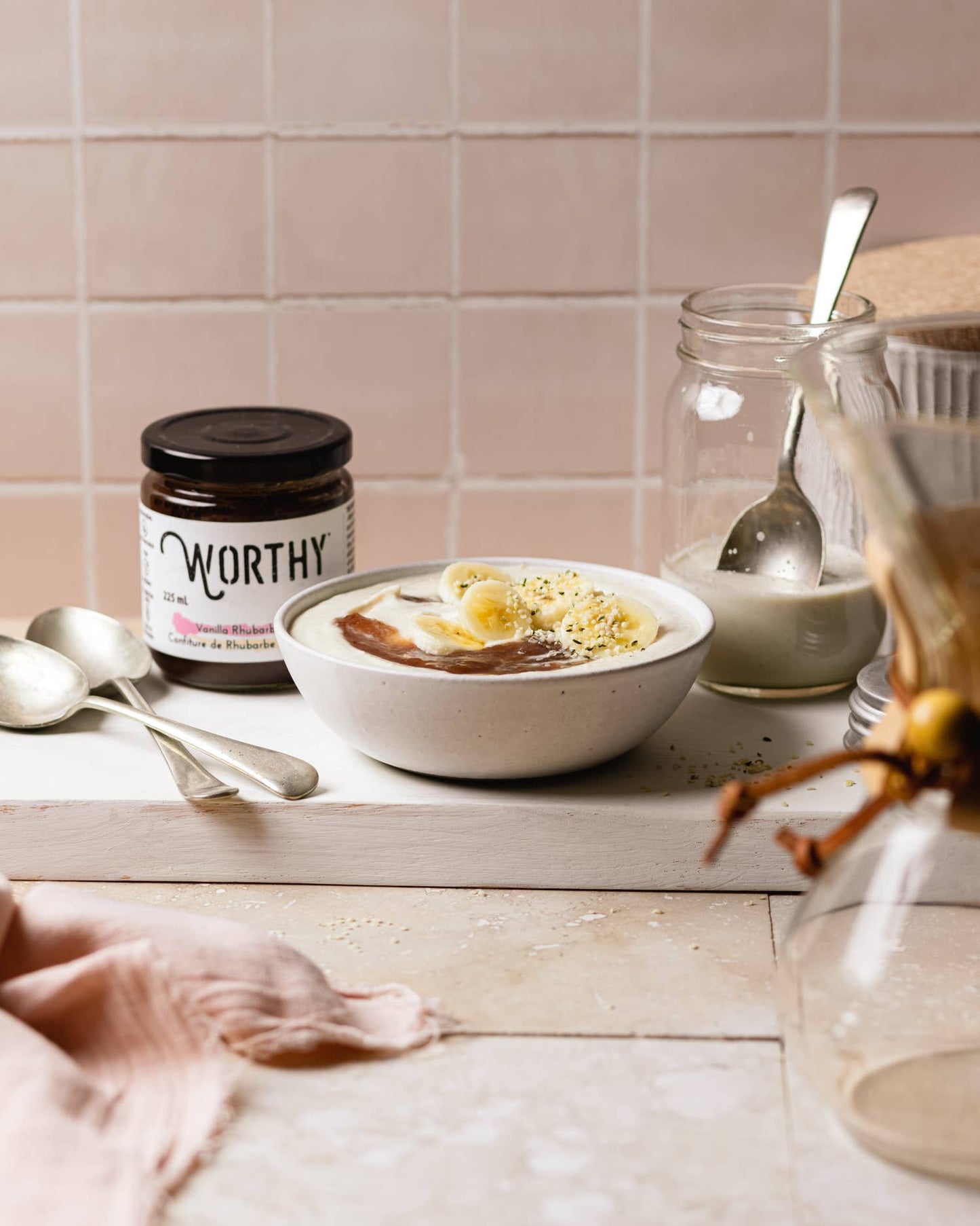 Worthy - Vanilla Rhubarb Jam