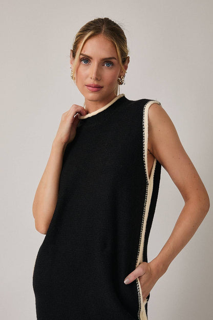Sunday Edition Mockneck Sweater Dress