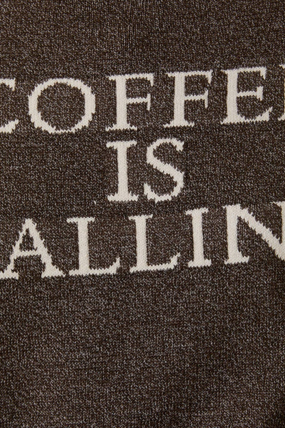 Sunday Edition 'COFFEE IS CALLING' SWEATER