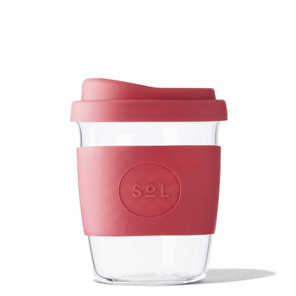 One Less - 8OZ Radiant Rosé Glass Travel Tumbler from SOL Cups