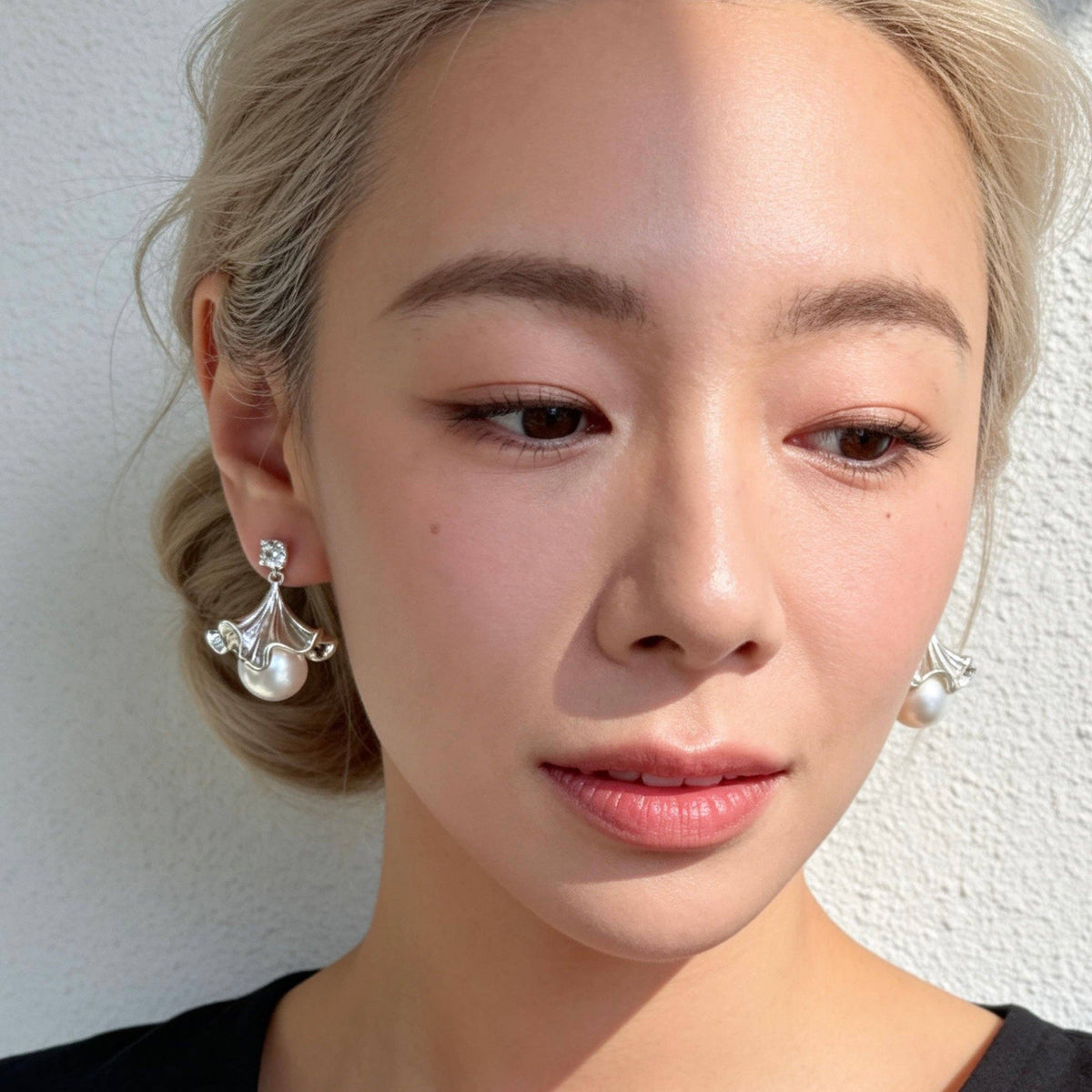 Aurea Jewelry - Ballet Skirt Pearl Drop Earrings
