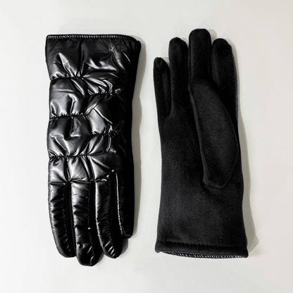 La-a SOLE - Puffer Gloves | Black
