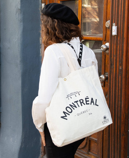 ANNICK - Montreal Quebec Illustration Tote Bag