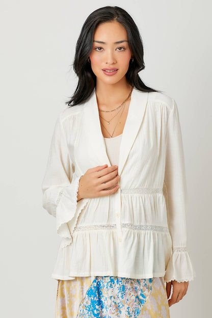 Mystree Tiered Lacy Jacket