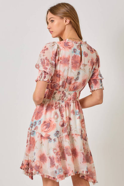 Mystree Hi Lo Floral Dress