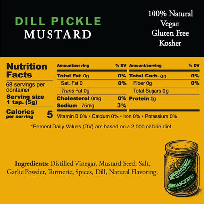 Pilsudski Mustard Co - Dill Pickle Mustard 12 oz