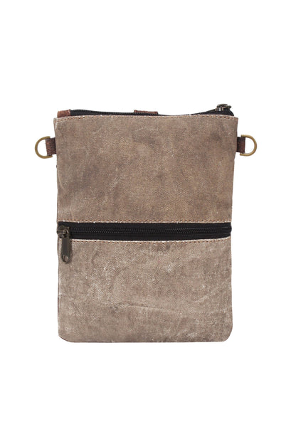 Mona B. - Atlas Up-Cycled Canvas Unisex Crossbody Bag