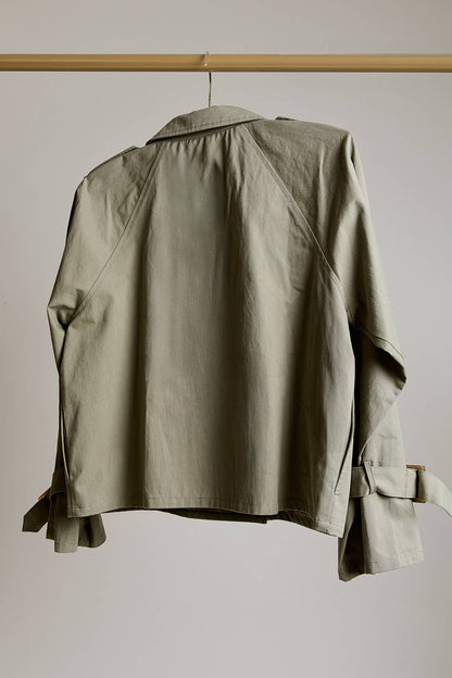 Sunday Edition - SHORT TRENCH JACKET