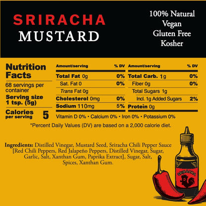 Pilsudski Mustard Co - Sriracha Mustard 12 oz