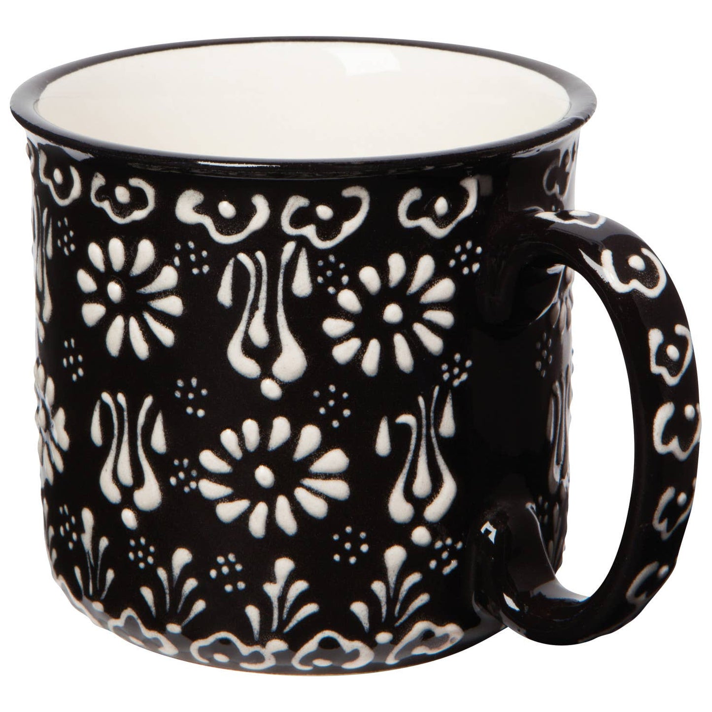 Danica Brands - Hand-painted Turkish Mug - Evani Black