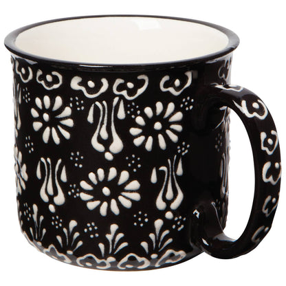 Danica Brands - Hand-painted Turkish Mug - Evani Black
