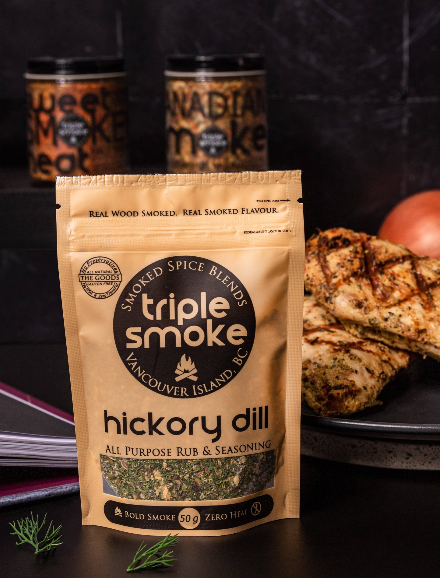Triple Smoke - Triple Smoke Hickory Dill Smoked Seasoning