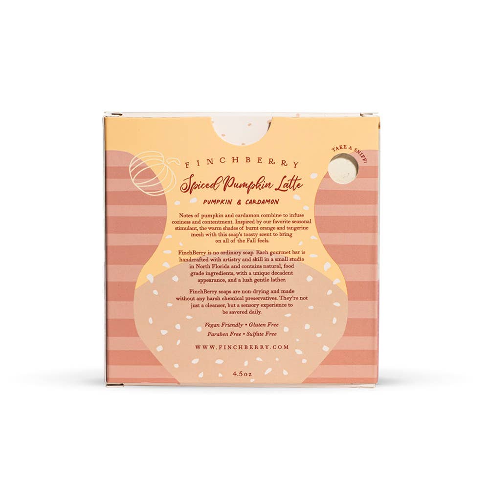 FinchBerry - Spiced Pumpkin Latté Fall Soap (Boxed)