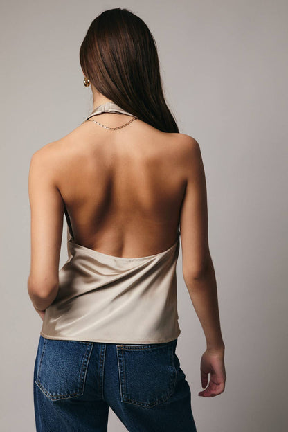 Sunday Edition Cream Halter