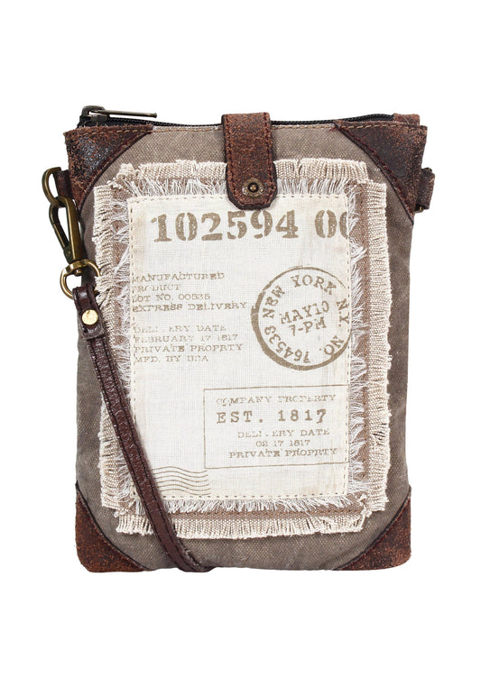 Mona B. - Atlas Up-Cycled Canvas Unisex Crossbody Bag