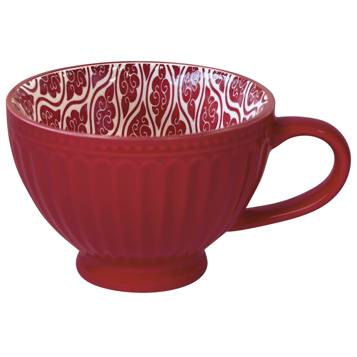 Danica Brands - Carmine Stamped Latte Mug 14 oz