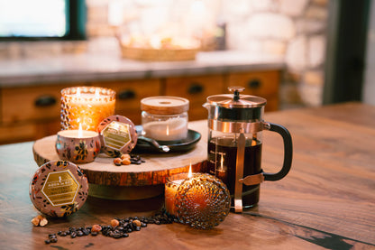 The SOi Company - Hazelnut Macchiato Coffee 8oz Petite Shimmer Candle