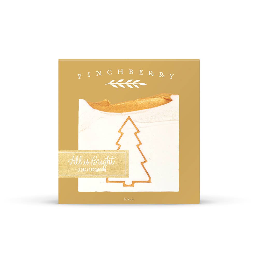 FinchBerry - All is Bright Soap (Boxed) - Holiday Stocking Stuffers