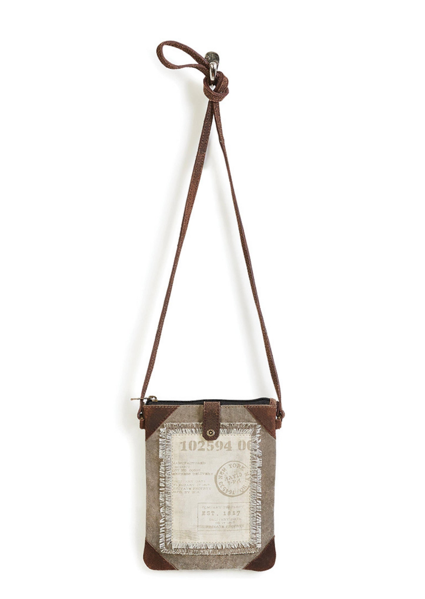 Mona B. - Atlas Up-Cycled Canvas Unisex Crossbody Bag
