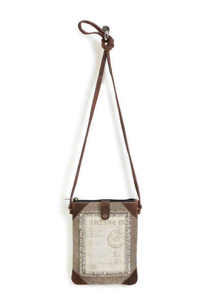 Mona B. - Atlas Up-Cycled Canvas Unisex Crossbody Bag