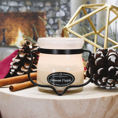 Milkhouse Candle Company - 5 oz Cream Jar Candle: Cinnamon Fireside