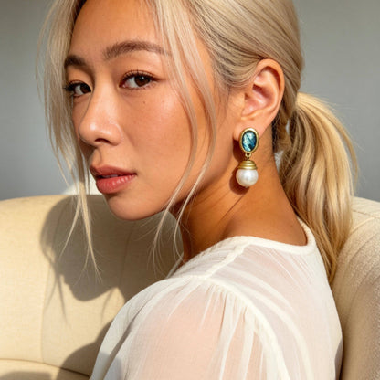 Aurea Jewelry - Vintage Pearl Drop Earrings