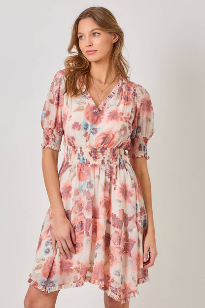 Mystree Hi Lo Floral Dress