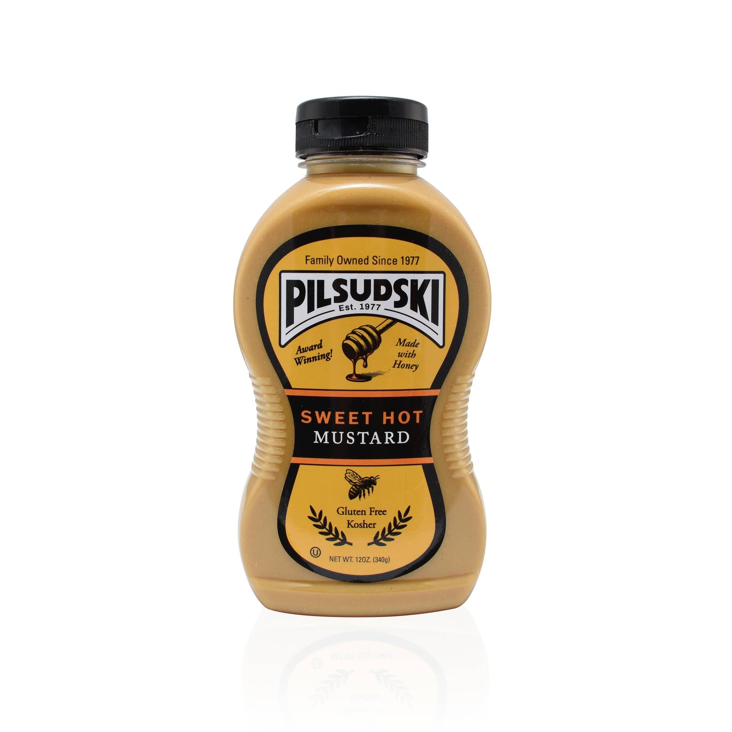 Pilsudski Mustard Co - Sweet Hot Mustard with Honey 12 oz