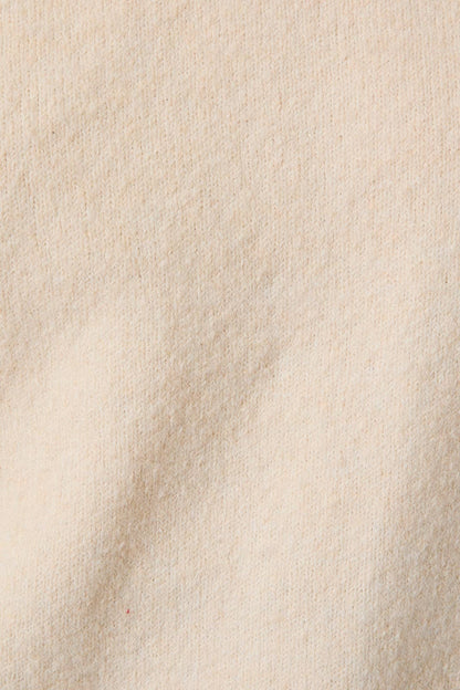 Sunday Edition Cream Asymetric Mockneck Sweater