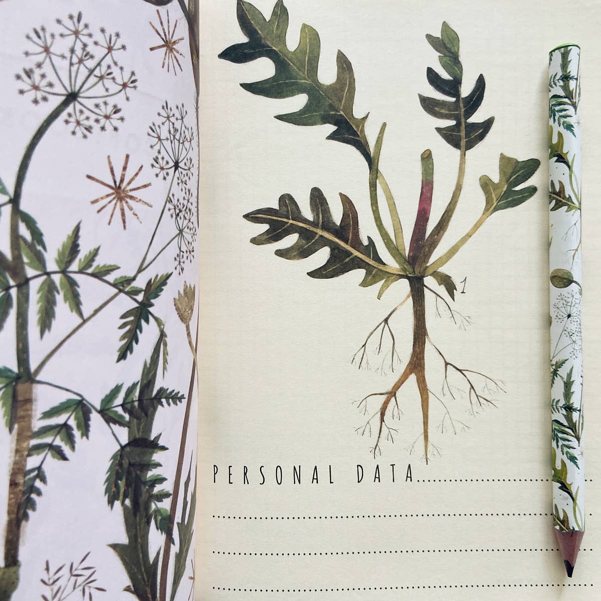 BV by Bruno Visconti - Greens and Flowers Notebook