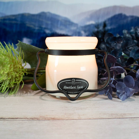 Milkhouse Candle Company - 5 oz Cream Jar Candle: Mountain Rain