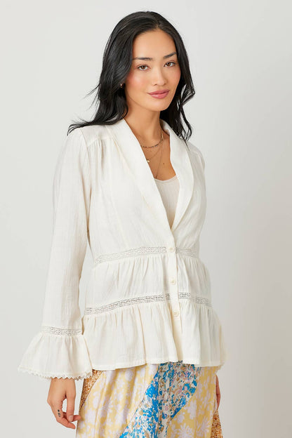 Mystree Tiered Lacy Jacket