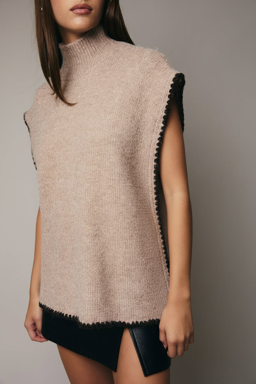 Sunday Edition Taupe Vest