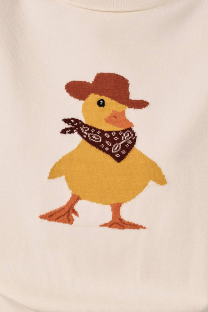 Sunday Edition Duck Sweater