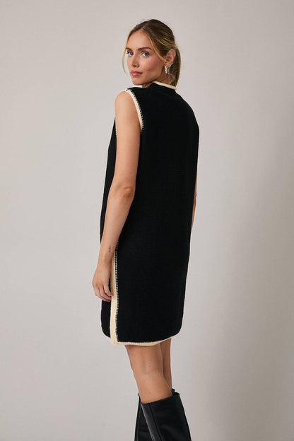 Sunday Edition Mockneck Sweater Dress