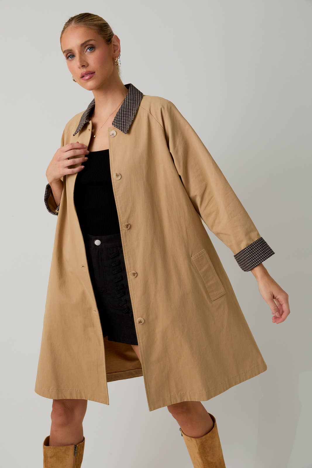 Sunday Edition Long A-Line Jacket